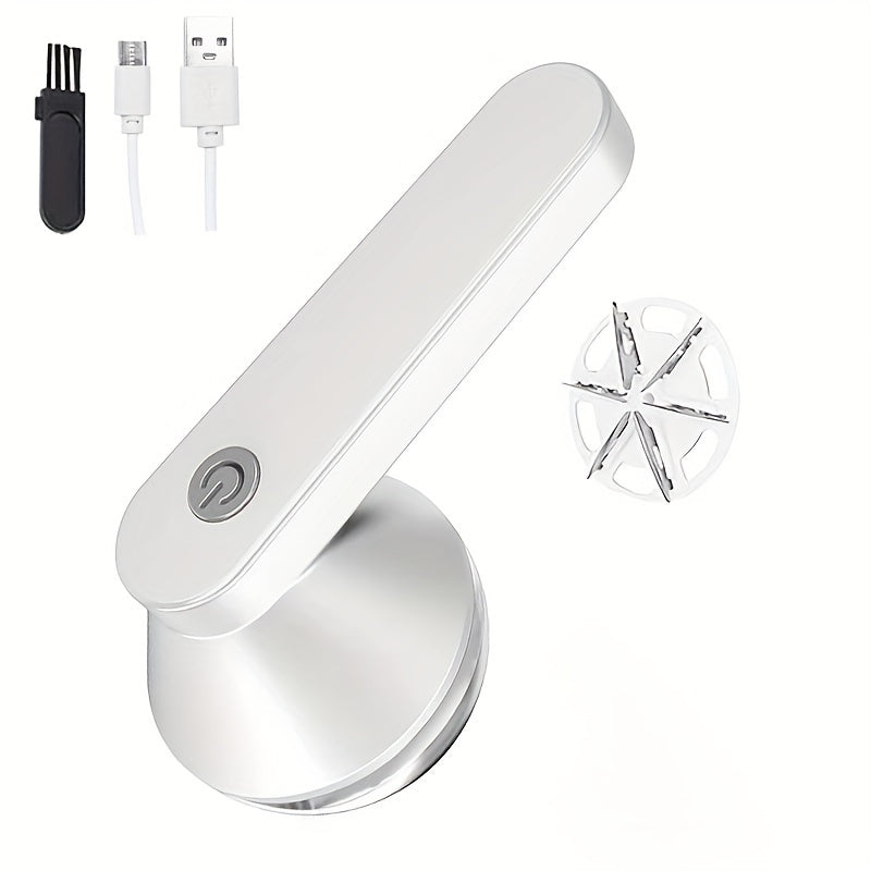 Portable USB Rechargeable Fabric Shaver for Removing Lint and Fuzz from Clothes Bedding Furniture and Carpet