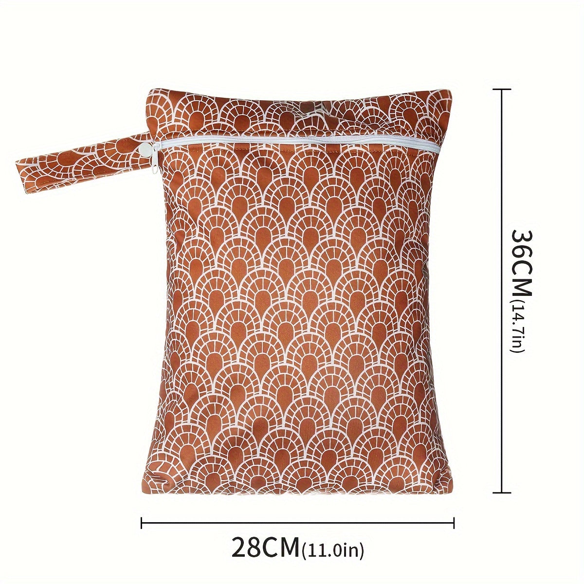 Suv o'tkazmaydigan, yuvilishi mumkin bo'lgan mato pampers, pampers sumkasi, ko'p maqsadli saqlash sumkasi, sayohat uchun ho'l va quruq sumka - 1 dona