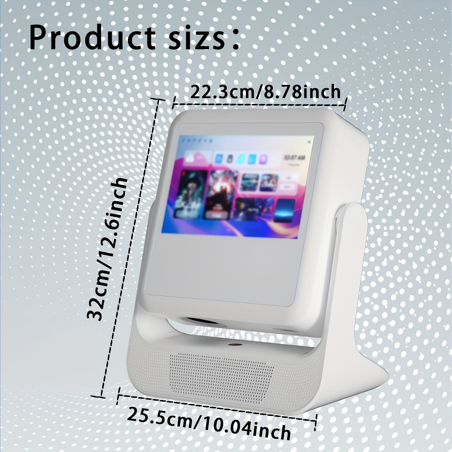 Portativ 1080P Aqlli proyektor 8 dyuymli sensorli ekran 4K qo'llab-quvvatlash WiFi6