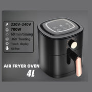 4L аэрогриль духовка 700Вт с сенсорным дисплеем 360° нагревание без масла