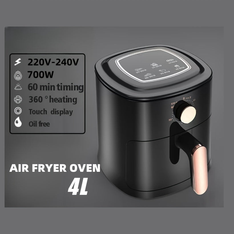 4L аэрогриль духовка 700Вт с сенсорным дисплеем 360° нагревание без масла