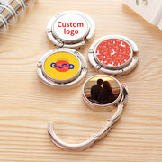 Stylish Portable Custom Photo Handbag Hook Metal Accessory for Women