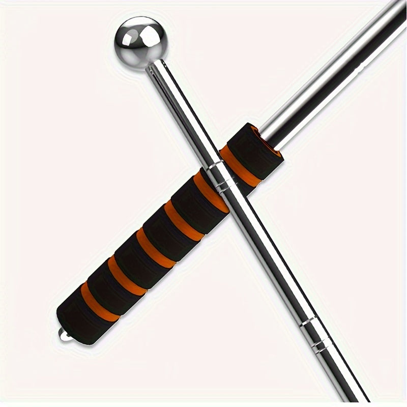 130cm Stainless Steel Telescopic Inspection Hammer for Walls Floors Non-Electric