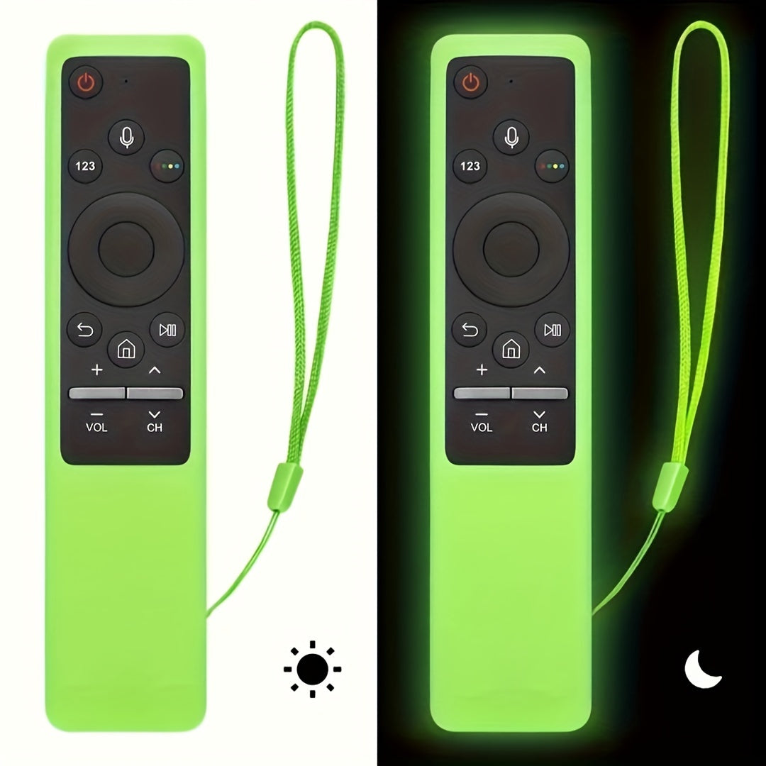 Glow-in-the-Dark Silicone Remote Control Case for Smart TV Shockproof Anti-Slip
