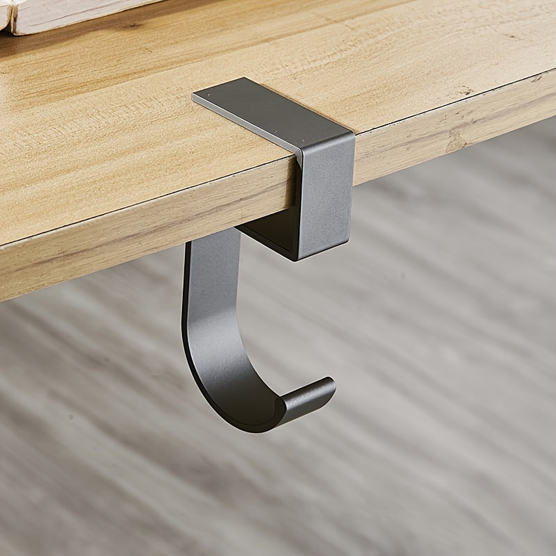 5-Shaped Desk Organizer with Removable Hook for Easy Mobility