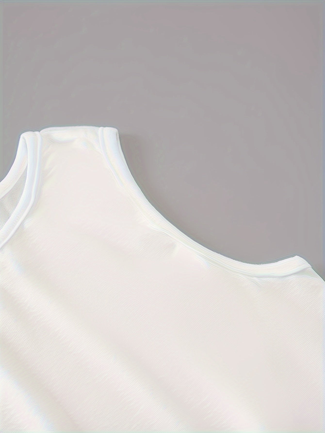 Women's Summer Lounge Set 3-Piece Solid Polyester Sleeveless Crew Neck Casual Sleepwear