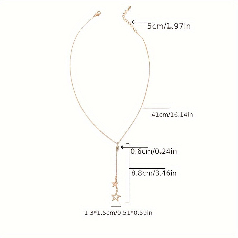 Женское этническое минималистичное ожерелье с золотым сплавом, кулон, повседневные украшения