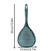 High Temperature Resistant Slotted Spoon Long Handle Large for Draining and Cleaning