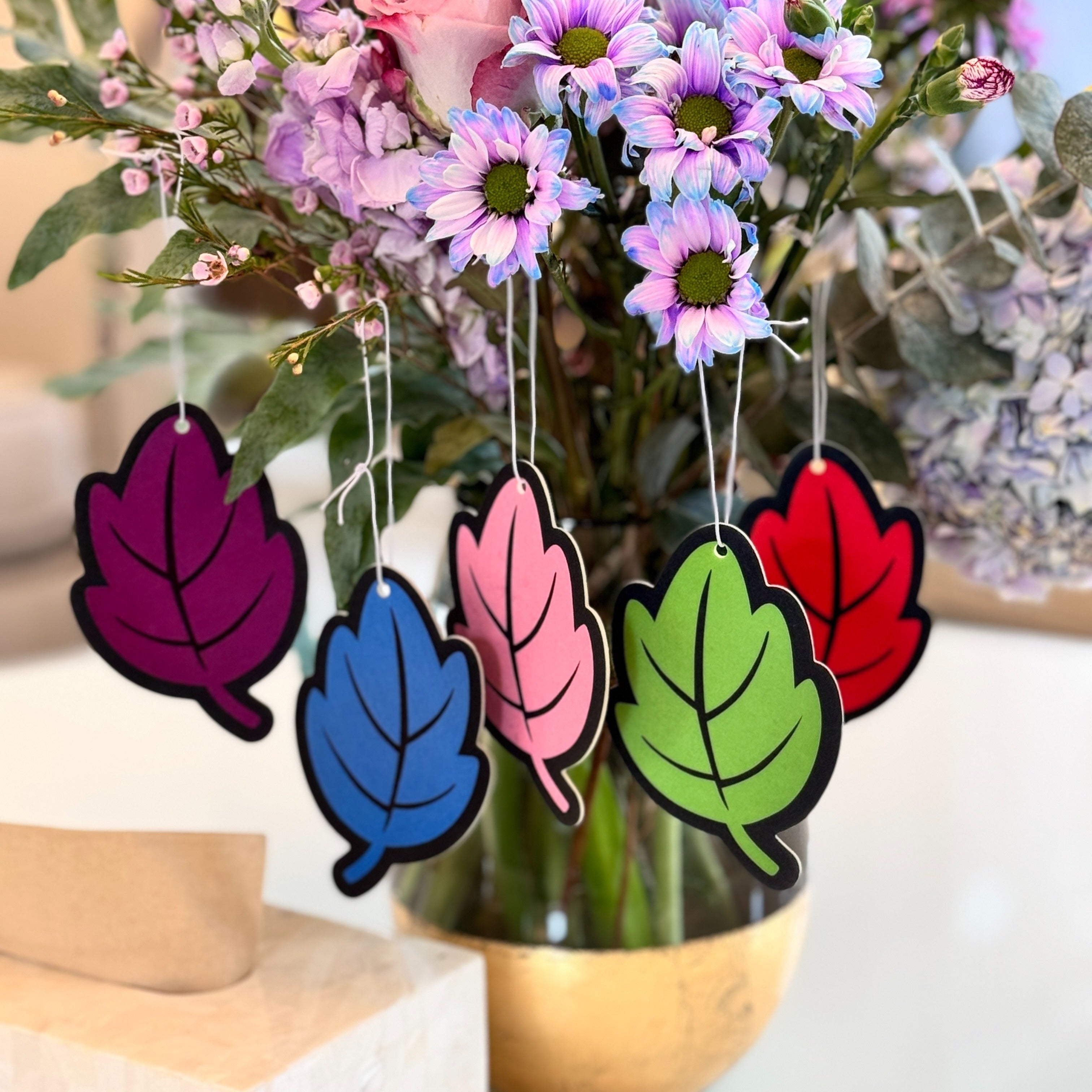 Juego de ambientadores para coche 2/6/12/24 piezas accesorios de interior con fragancia