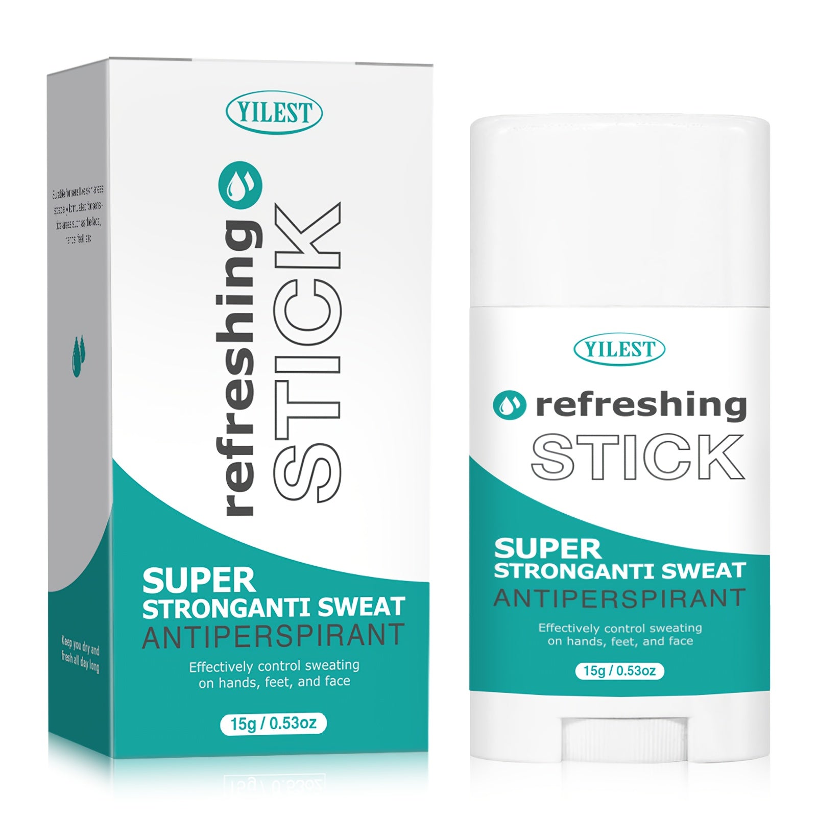 Yilest Super Strong Antiperspirant Stick контролирует потоотделение и нейтрализует запахи для ежедневного использования на руках, ногах, лице и подмышках.