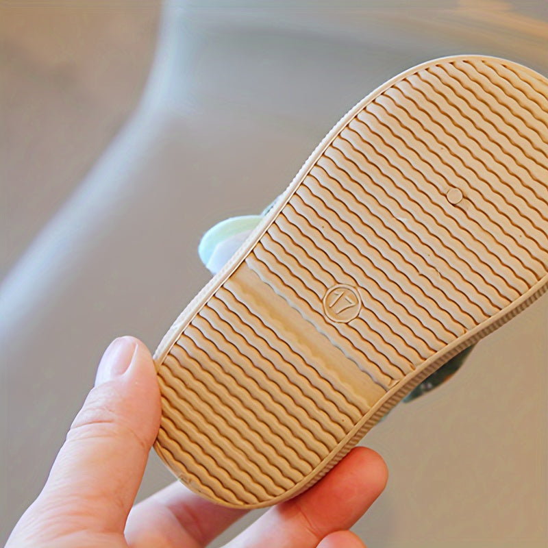 Girls' Canvas Sneakers with Floral Bowknot Non-Slip Comfortable All-Season