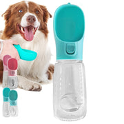 Dispensador de agua portátil para perros, botella de agua de viaje a prueba de fugas para pasear y al aire libre