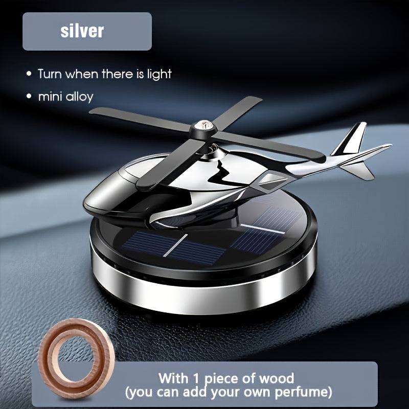 Solar Car Diffuser Air Freshener with 2 Fragrances for Vehicle and Home