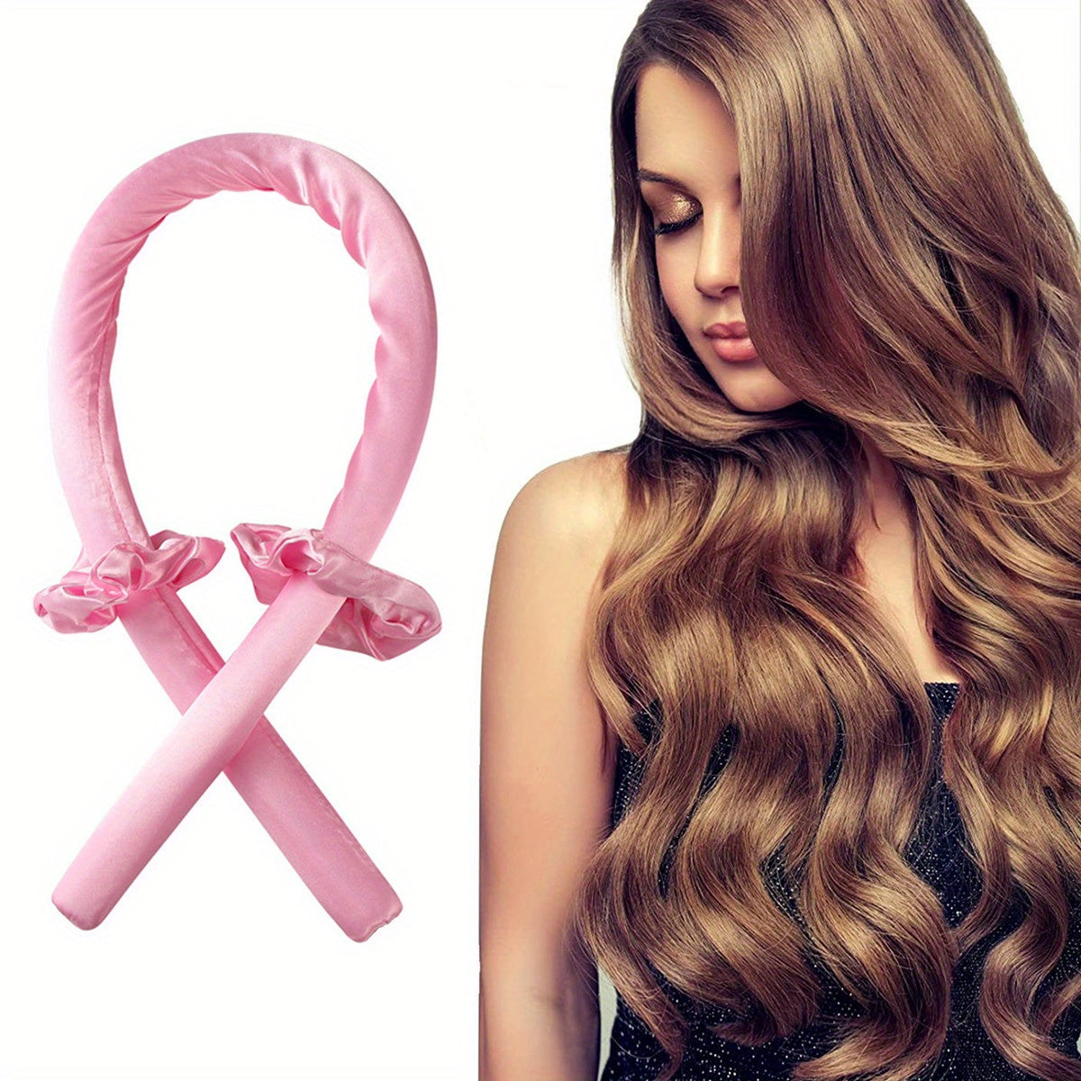 Juego de 3 cabezas de rizado sin calor para cabello largo, para dormir y rizar de forma perezosa