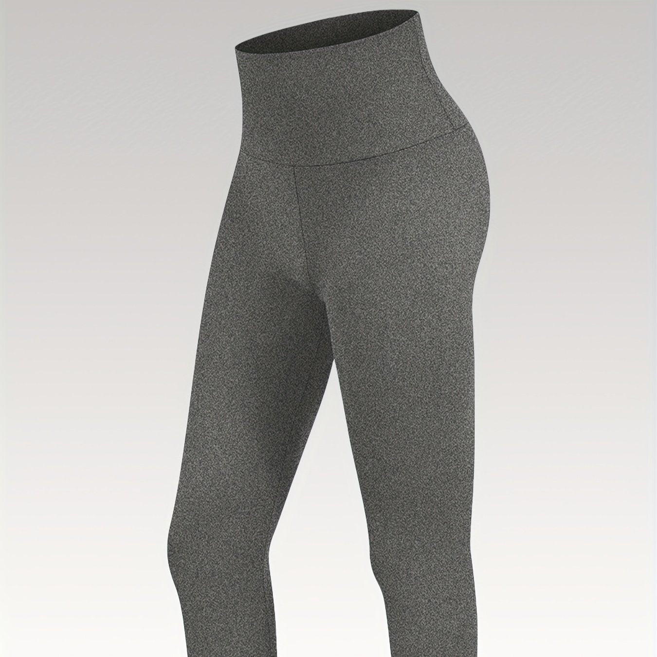 Women's Plus Size High-Waisted Leggings Tummy Control Stretchy Yoga Capri