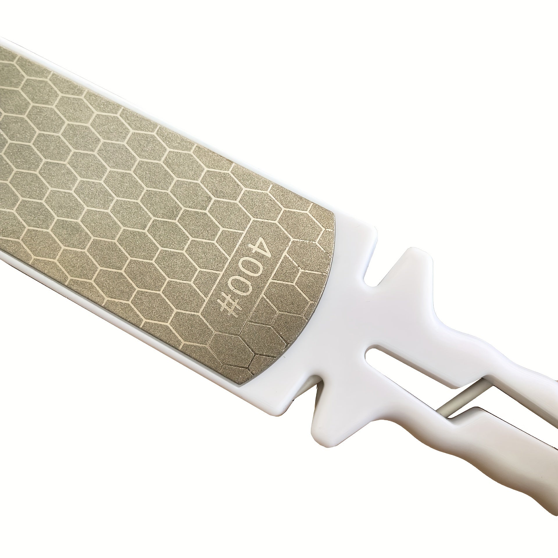 5-in-1 Diamond Knife and Scissor Sharpener with Ceramic Rod and Honeycomb Surface