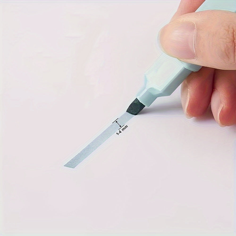 6 dona kvadrat tayoq belgilovchi markerlar, maktabga qaytish uchun kawaii ofis jihozlari, turli ranglarda