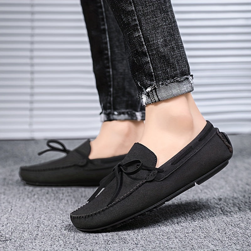 Men's Slip-On Indoor Outdoor House Shoes Solid Fiber Rubber Casual Comfortable