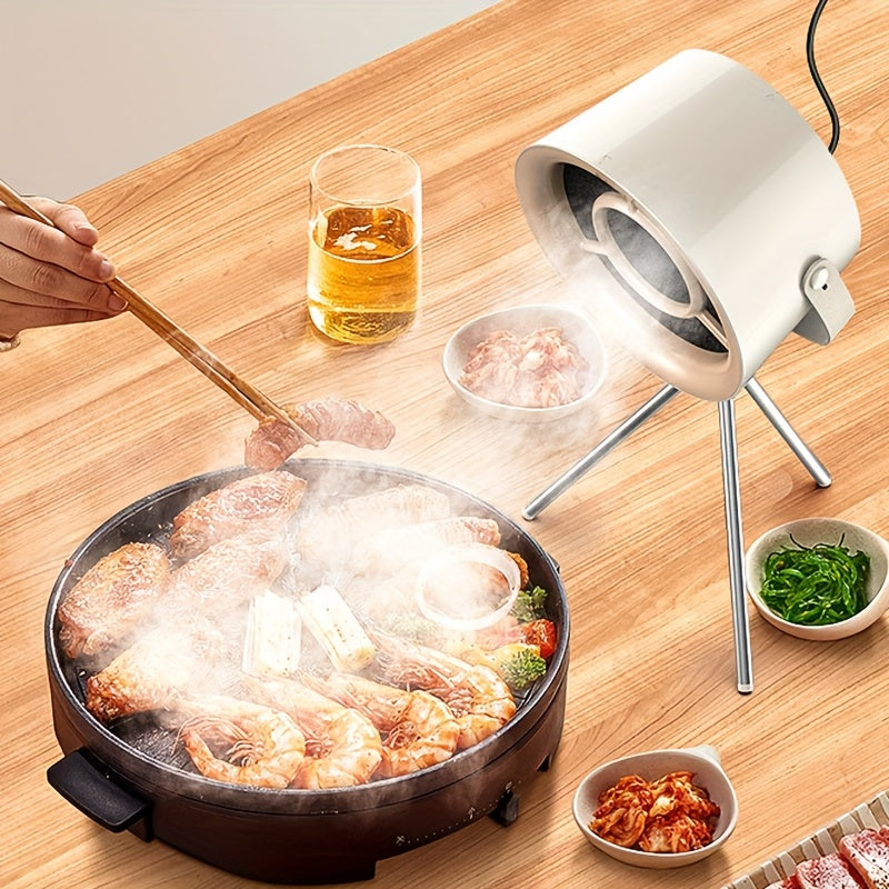 Stol usti range hood, portativ issiq qozonli barbekyu tutqich, USB quvvat bilan ta'minlangan va olib tashlanadigan qopqoq bilan, ideal sovg'a.