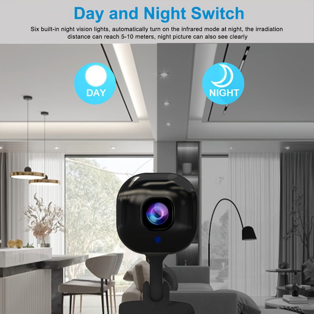 Wireless Home Security Camera with Night Vision Motion Detection Two-Way Audio