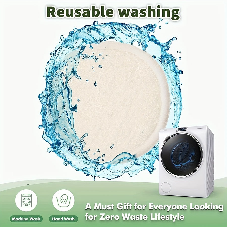 10-штук органических впитывающих прокладок для кормящих матерей 14+ моющихся из полиэстера