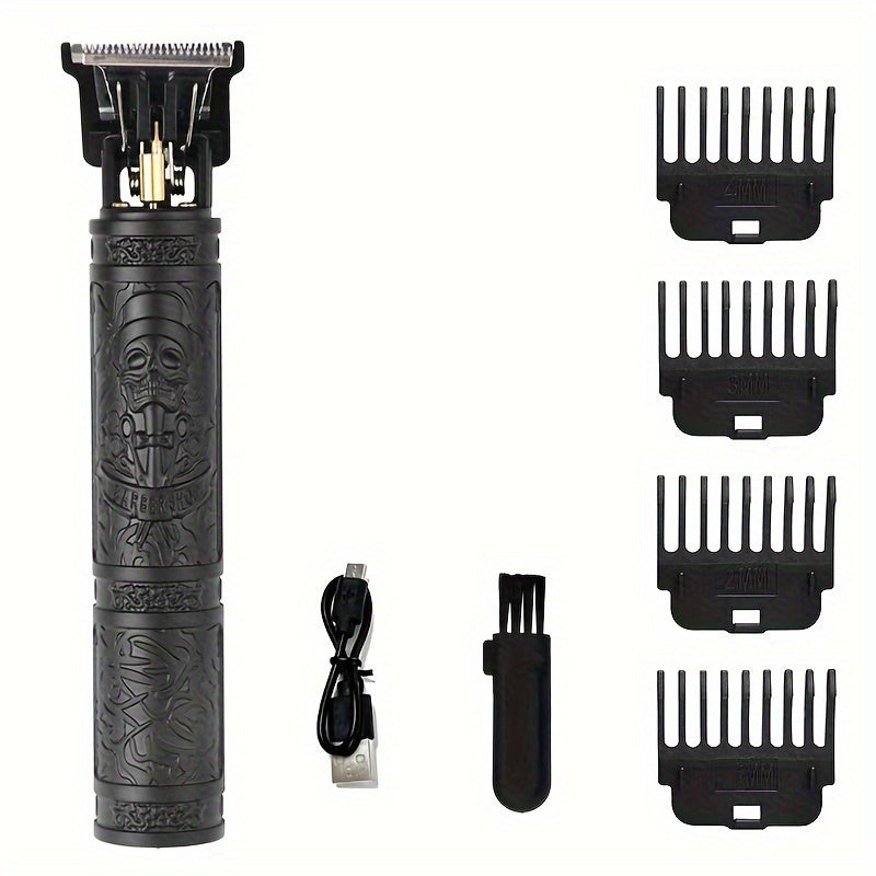 Men's Electric Shaver Wet Dry USB Rechargeable LCD Display Portable Attachments