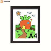 8x10 Художественная рамка в черном/белом/светлом древесном цвете для школьных работ и портфолио - отличный подарок на выпускные, праздники - декор стен для мальчиков