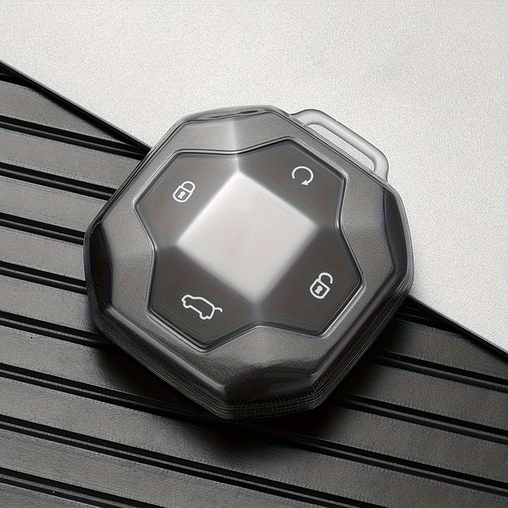 Car Key Cover TPU Protector for 4 Buttons Drop Protection fits T2 Traveler