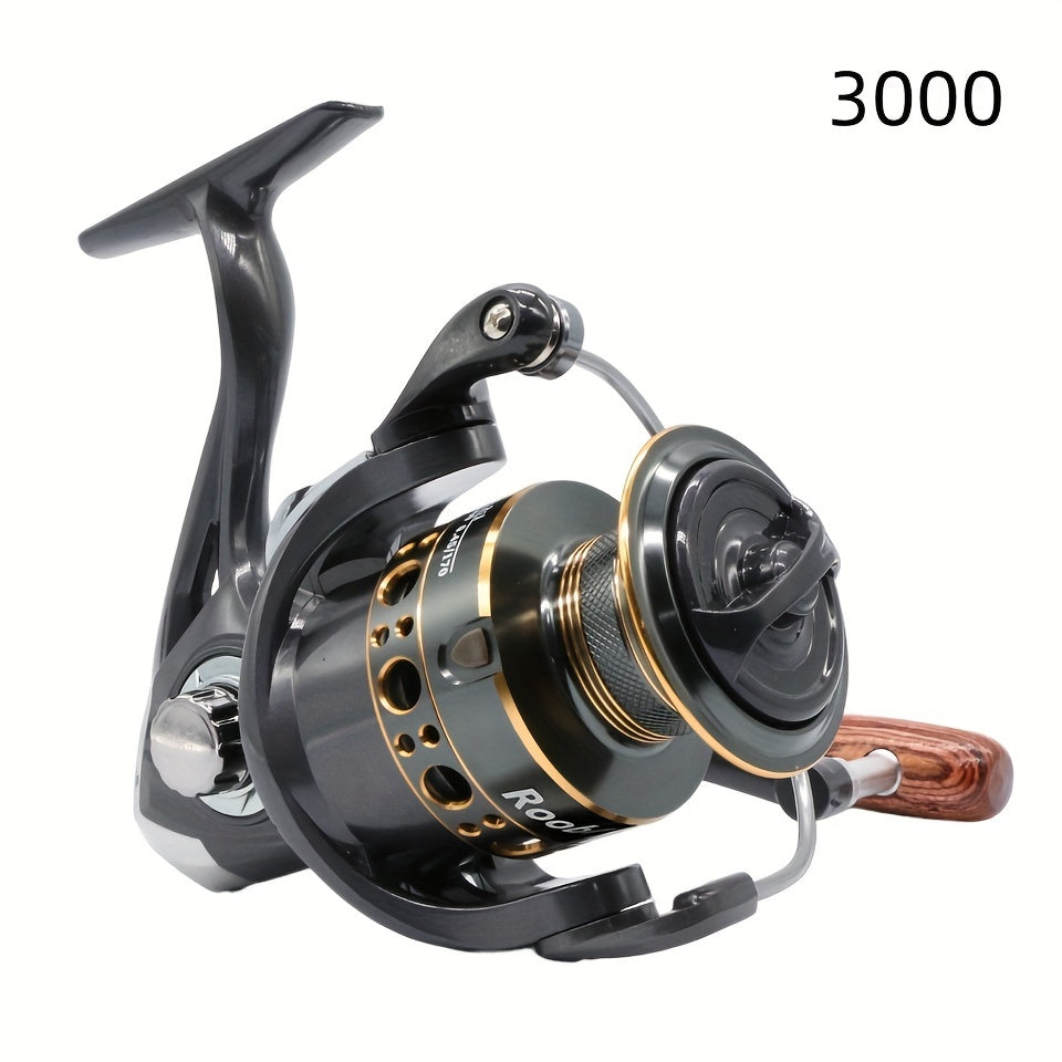 Ambidextrous Spinning Fishing Reel 5.2:1 Gear Ratio Saltwater Freshwater Durable Plastic