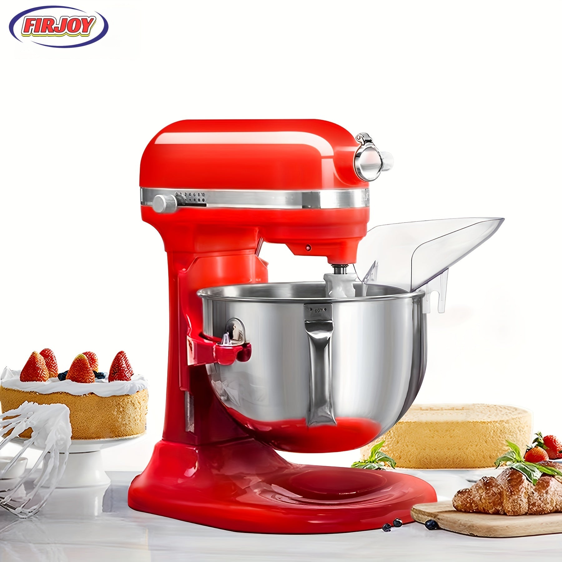 Adjustable Mixer Pouring Chute No-Mess Kitchen Gadget for Baking and Cooking