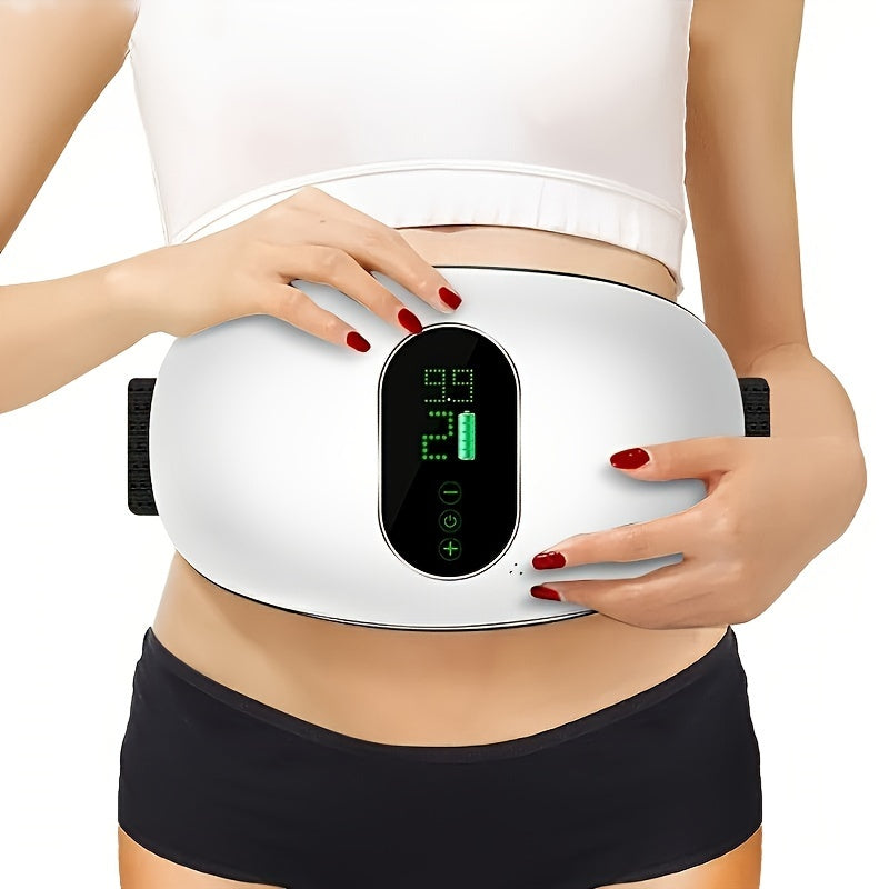 Full-Body Massage Belt USB Rechargeable Fitness Device with Fragrance-Free Plastic