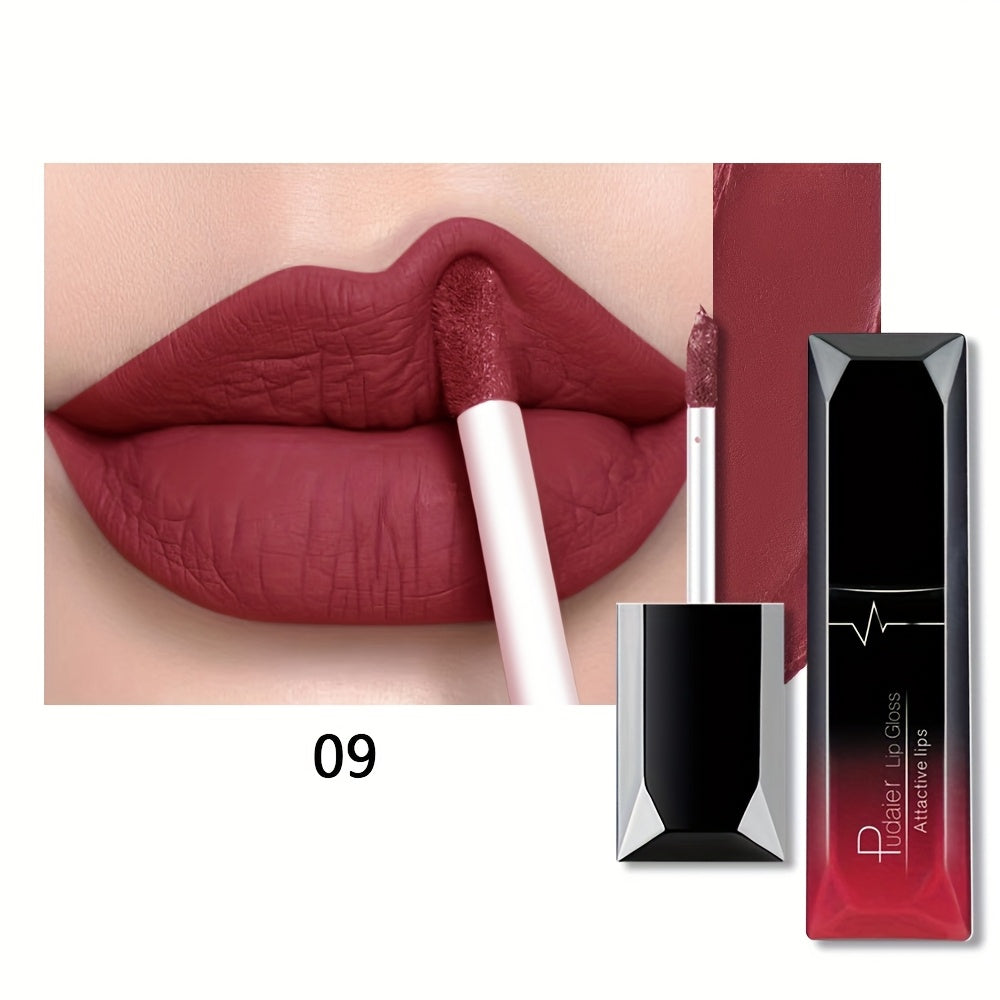 Women Matte Lip Glaze Liquid Lipstick Waterproof Long-Lasting Non-Transferable
