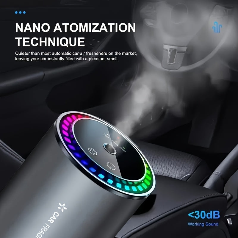 Inskam Smart Aromatherapy Diffuser 3 rejimda, USB orqali zaryadlanadigan, teginish nazorati, tungi chiroq, uy, avtomobil, ofis, hammom uchun, asosiy yog'lar/parfyumeriya bilan, 500mAh batareya.