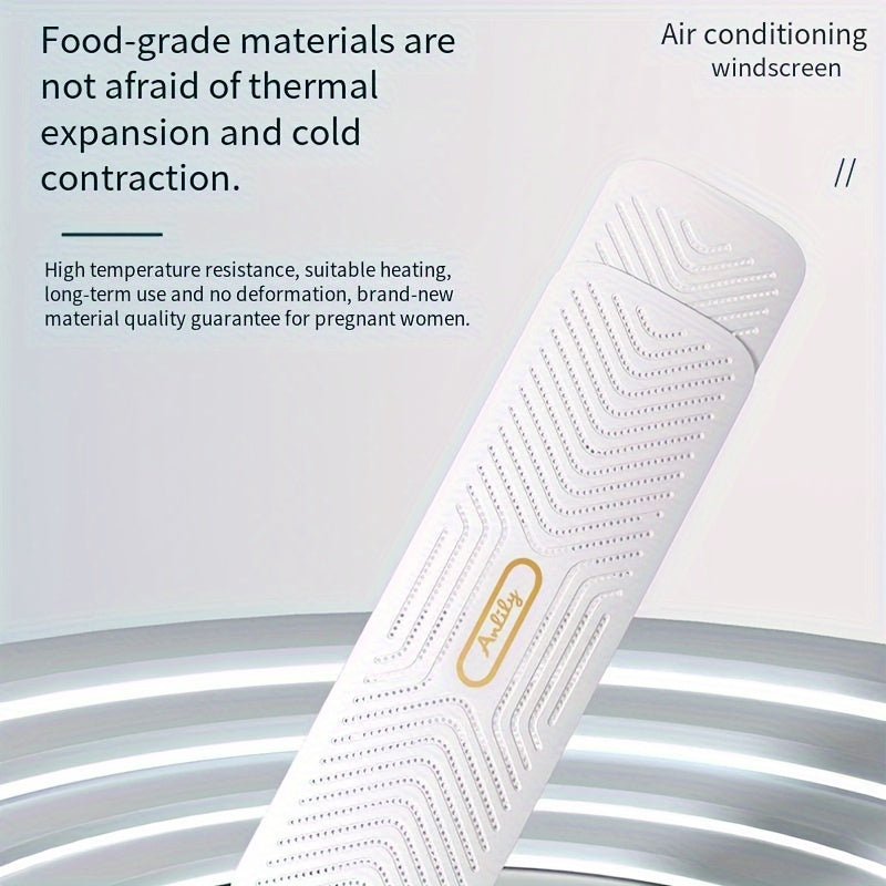 Adjustable Air Conditioner Wind Deflector for Home and Office, Energy Saving Vent Cover