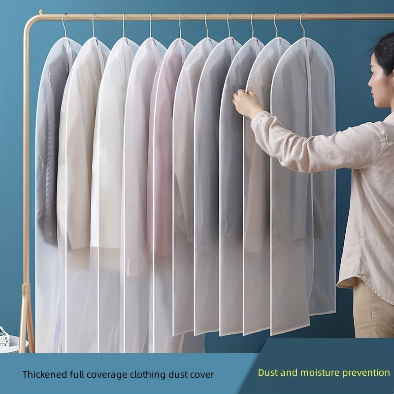 Juego de 5 fundas transparentes protectoras contra polvo para armario y dormitorio