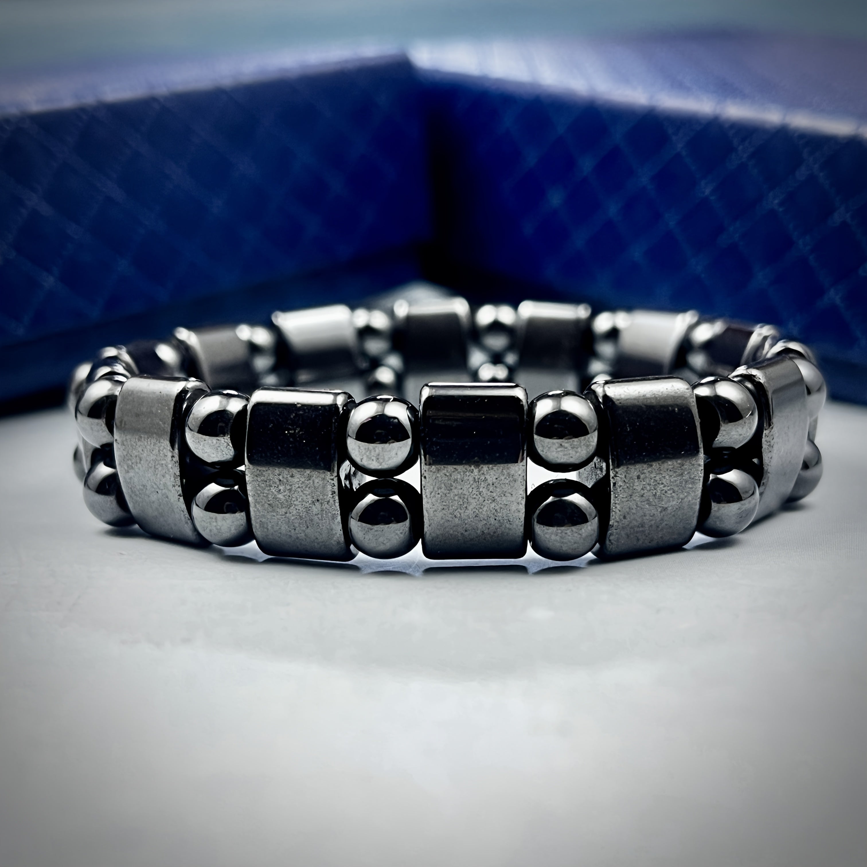 Ayollar uchun tabiiy toshlar va Terahertz davolash toshlari bilan Boho Beaded Bracelet