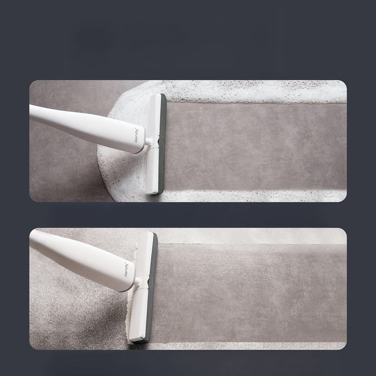 Multi-Functional Stainless Steel Dual-Action Rotating Mop for Wet Dry Cleaning