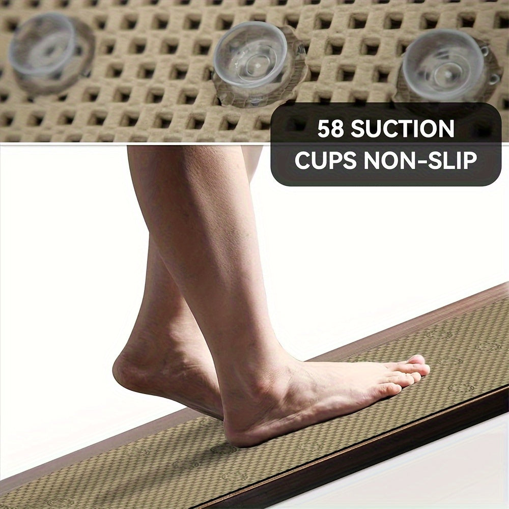 Qattiqlashtiruvchi suzish uchun yostiq, yumshoq ko‘pik, suvni chiqarish uchun teshiklar bilan, bej, polyester, plastmassa