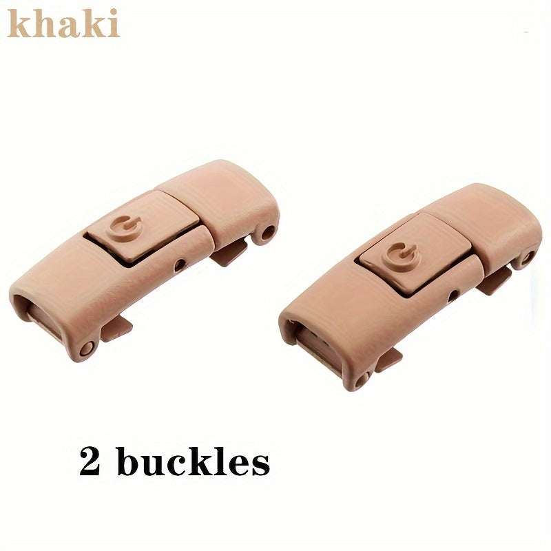 Uniseks metall No-Tie Lazy shoelace buckles turli ranglar, oson bir tugma bilan