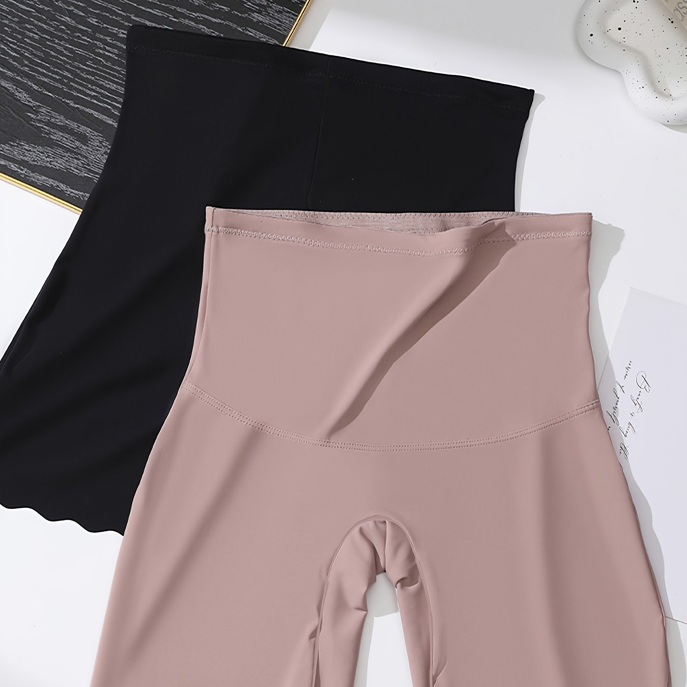 Seamless High-Waist Shaper Shorts Slimming Tummy Control Butt Lift Black or Nude