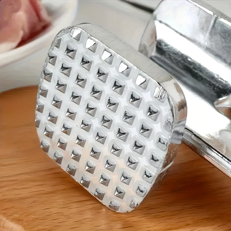 Aluminum Meat Tenderizer Hammer Dual-Sided Flat Pounding Kitchen Tool