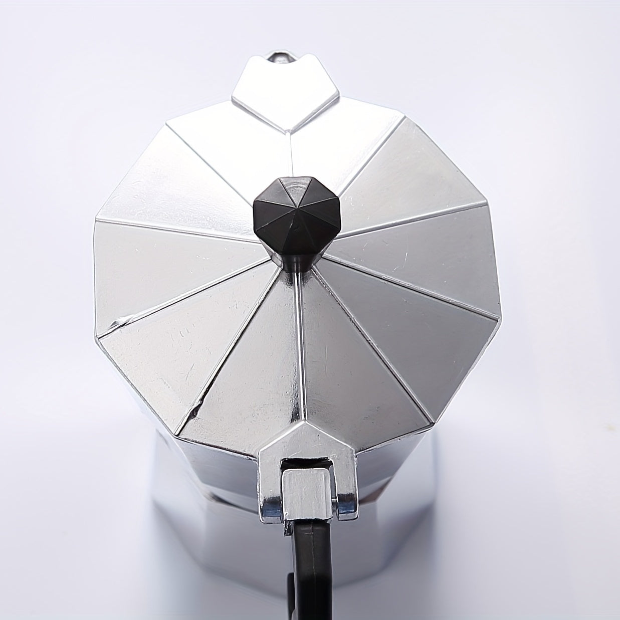 Cafetera de aluminio para estufa de 6 tazas con filtro reutilizable para uso en casa y al aire libre