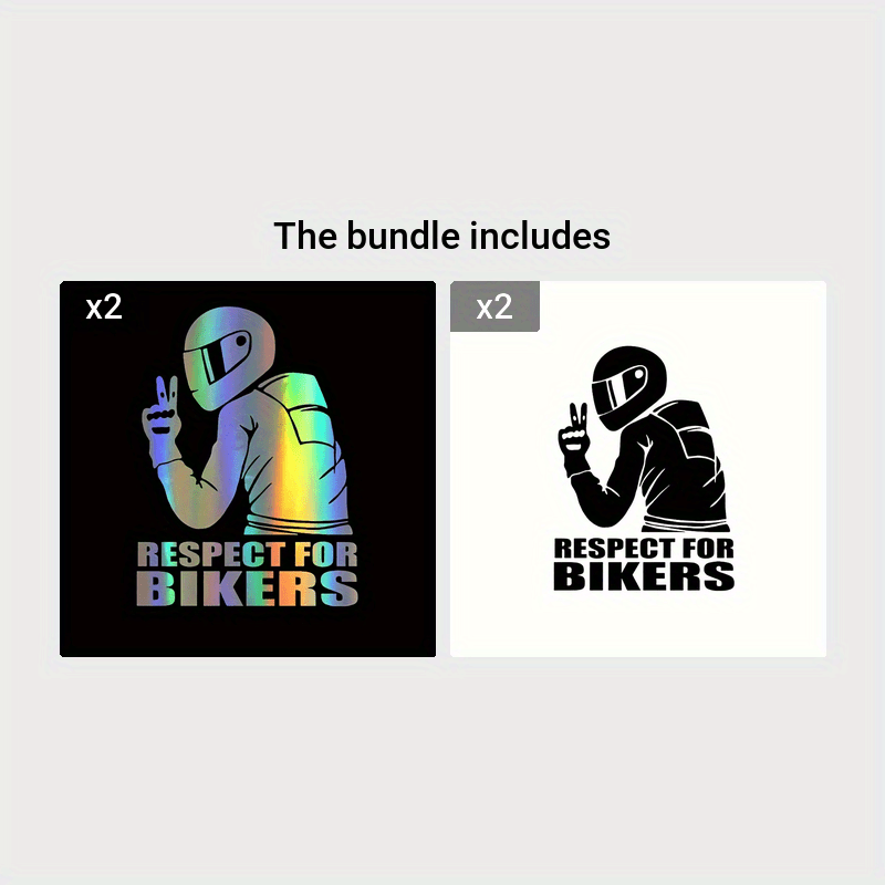 Motorcycle Decal Reflective Vinyl Sticker for Car Helmet Weatherproof