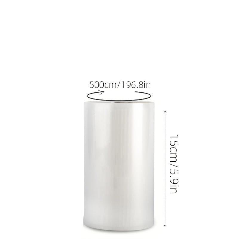 1 рулон профессиональных вакуумных пакетов agashe с улучшенной текстурной поверхностью, эффективным удалением воздуха, герметичной запайкой для хранения продуктов в больших объемах, подготовки блюд, медленного приготовления. Совместим с большинством