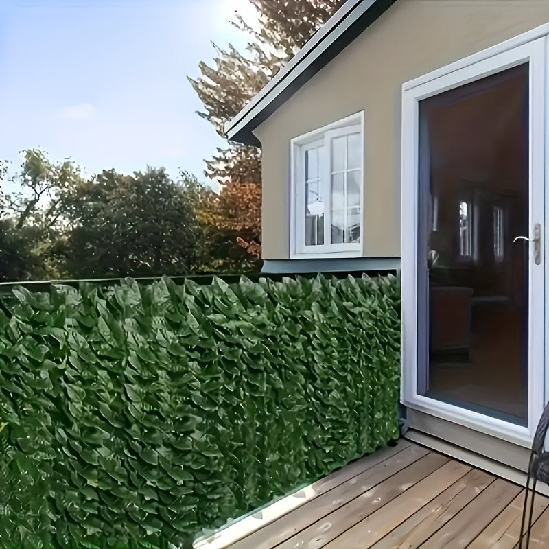 Artificial Ivy Privacy Screen 2 Rolls Outdoor Garden Yard Balcony Patio 50.8x299.72 cm