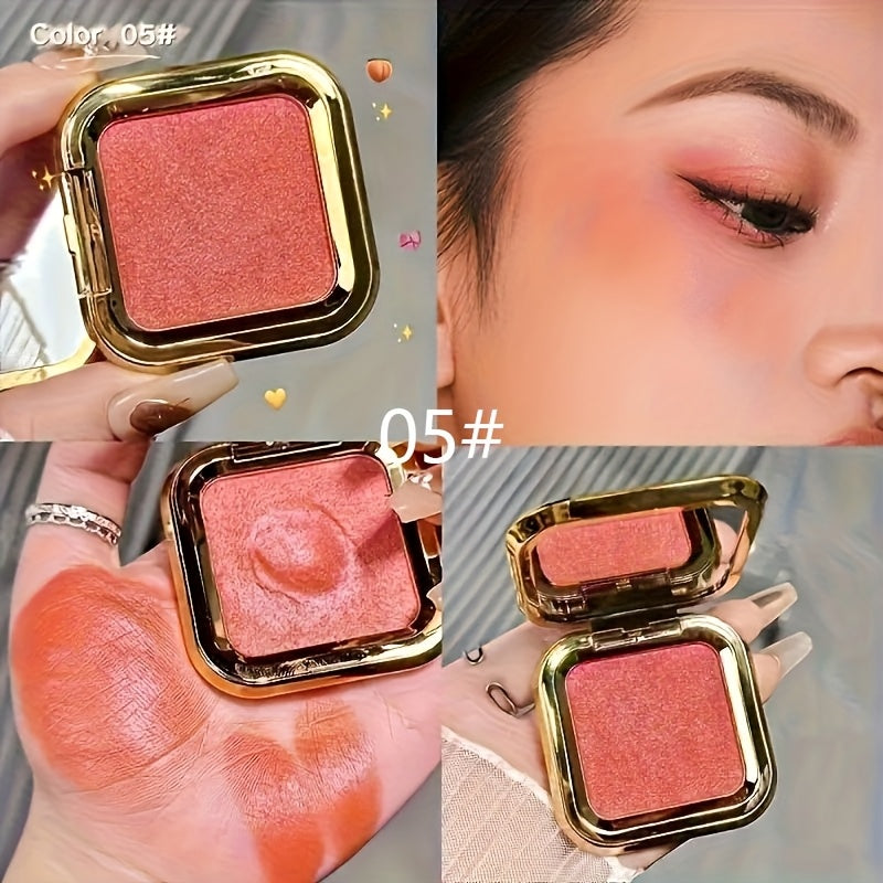 Women Waterproof Shimmering Matte Blush Palette with Natural Finish