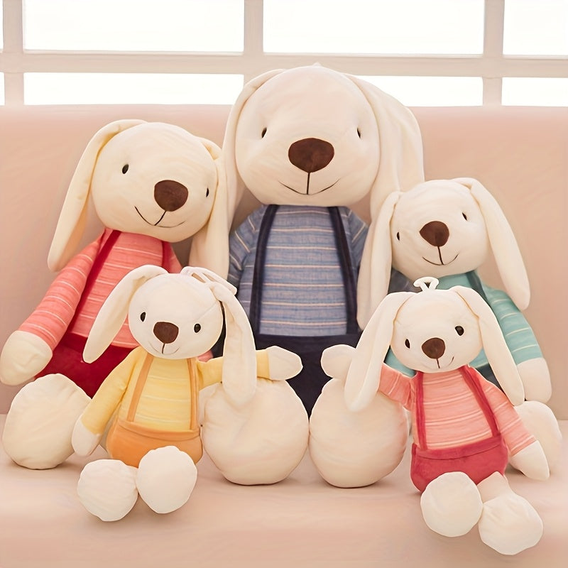 Juguete de peluche unisex con conejito, relleno de poliéster, regalo de Pascua para niños