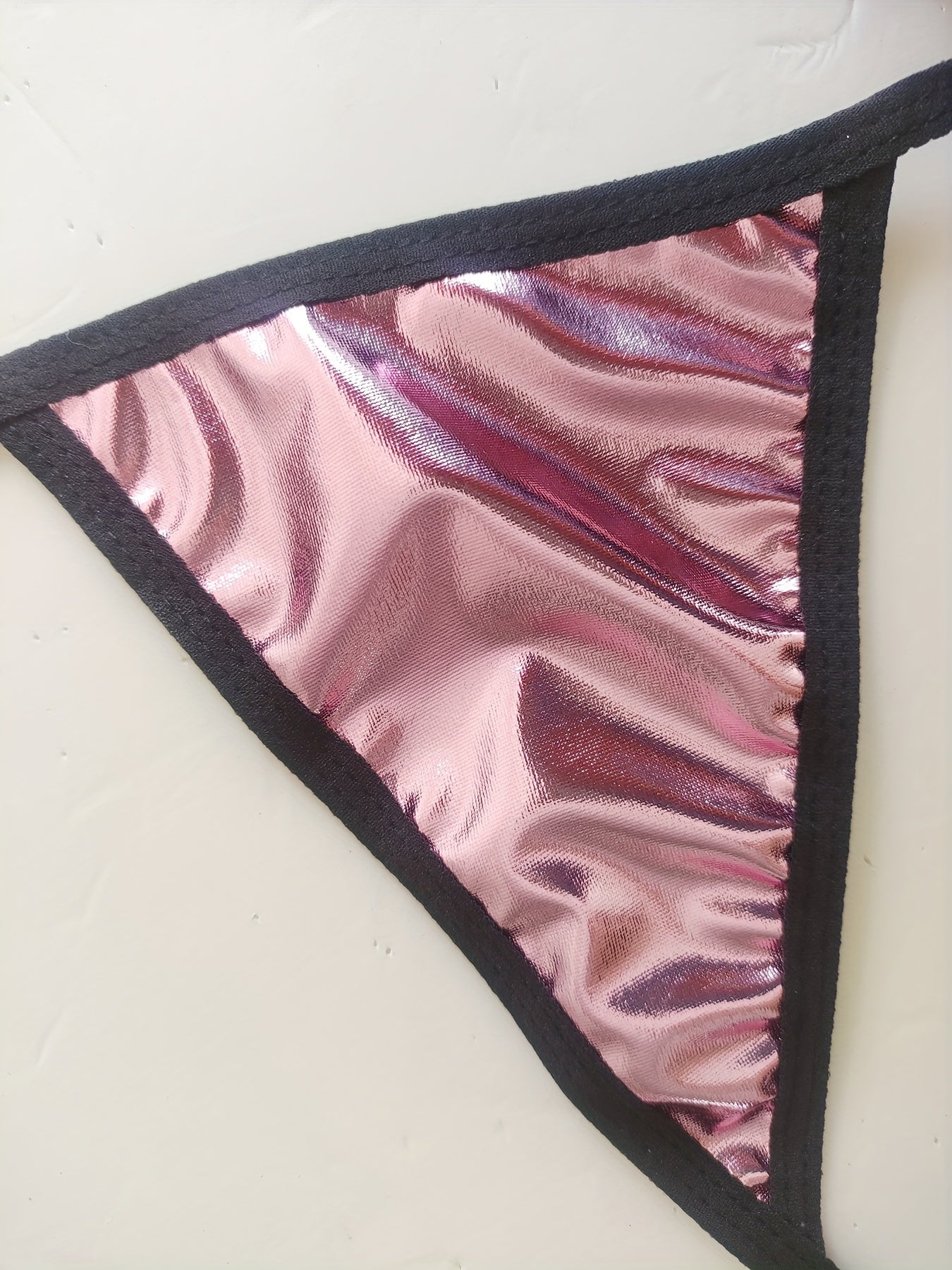 Women's Underwear Set Three-Piece Tether Style Breathable Fabric No Chest Pad S M L