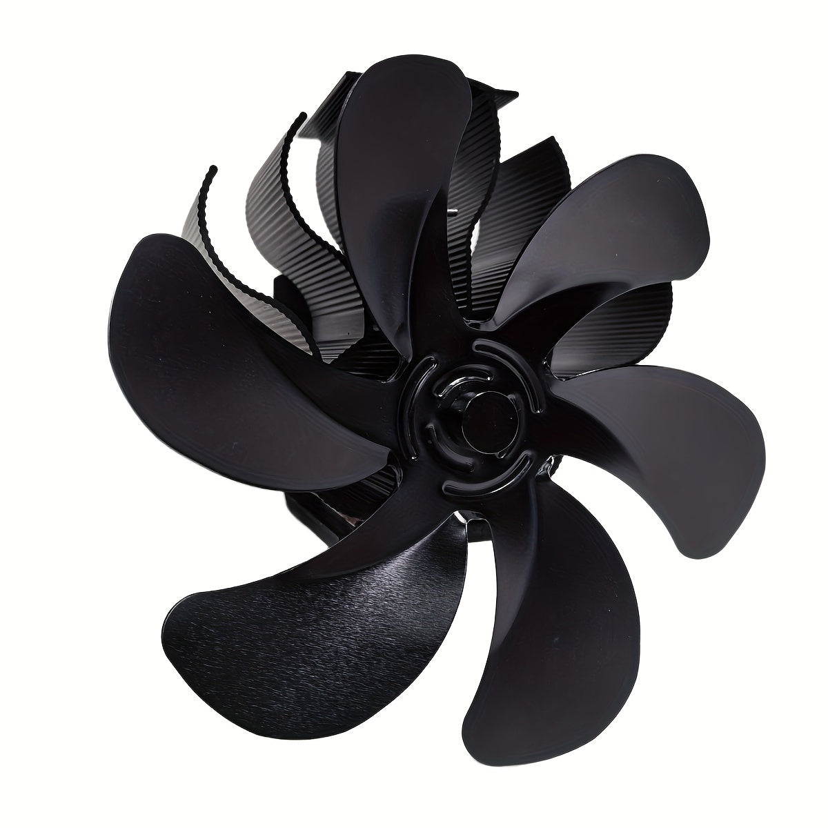 Magnetic Stove Fan with 6 Blades, Adjustable Clip, Heat Powered Fireplace Fan