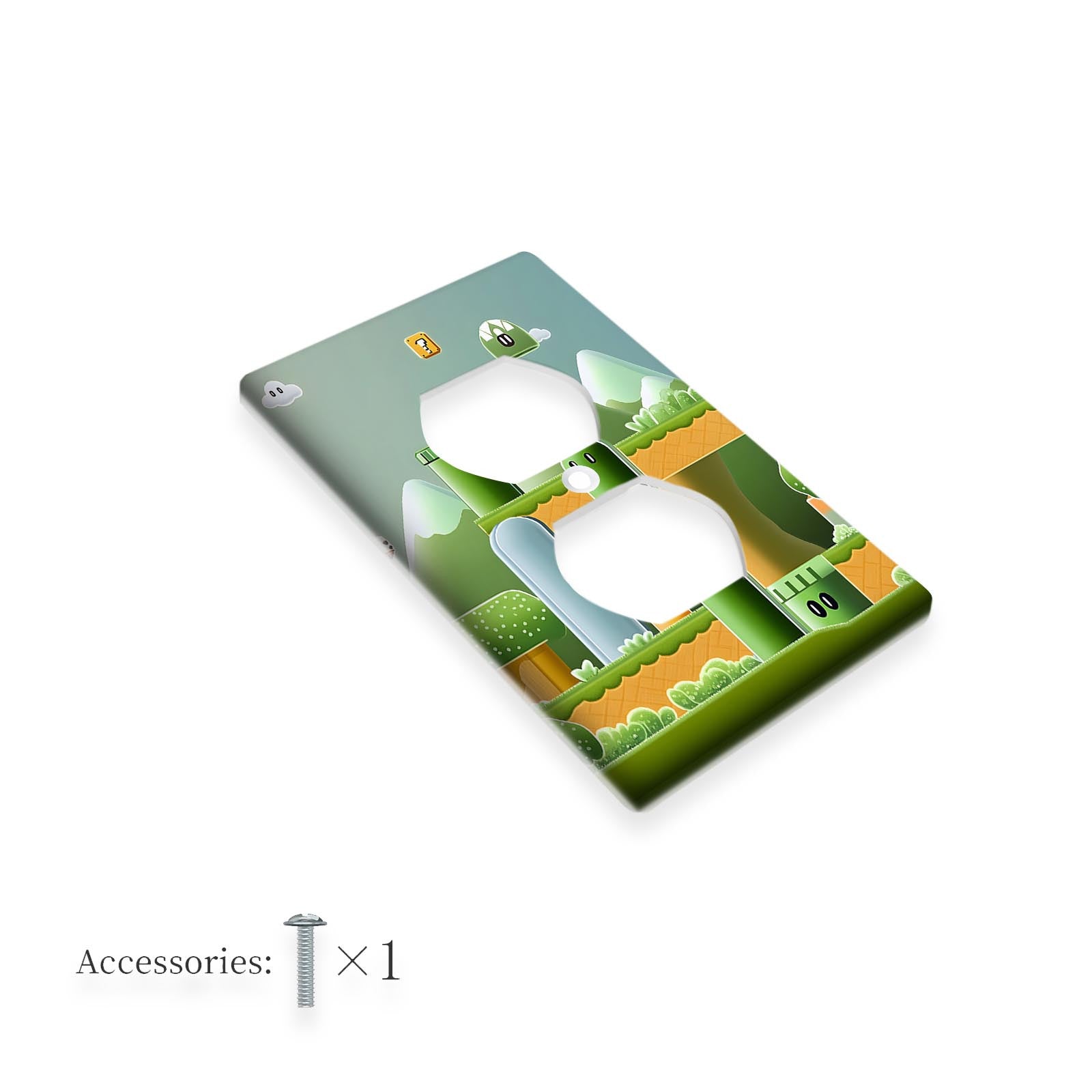 Cartoon Light Switch Cover for Kitchen and Bathroom Decor Pack of One